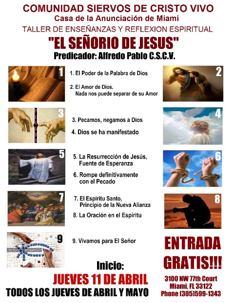 Taller: El Señorio de Jesus