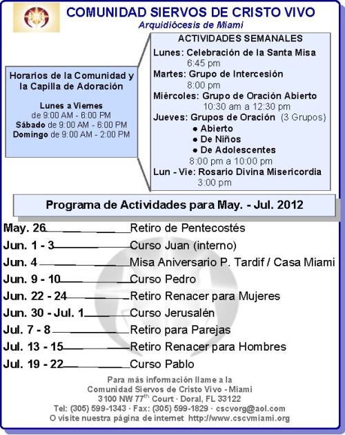 Programa CSCV Miami
